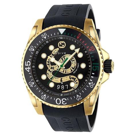 gucci snake mens watch|Gucci dive men's watch.